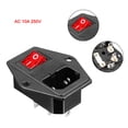 thumbnail image 5 of Unique Bargains IEC320 C14 Inlet Module Plug Connector Fuse Switch Male Power Socket w Switch, 5 of 5