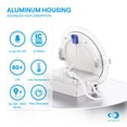 thumbnail image 3 of Infibrite 4 Inch Ultra-Thin Recessed LED Downlight, 9W 750LM, 5CCT Selectable, White Trim, Wet Rated, Triac Dimmable, ETL, FCC, Energy Star, 3 of 4