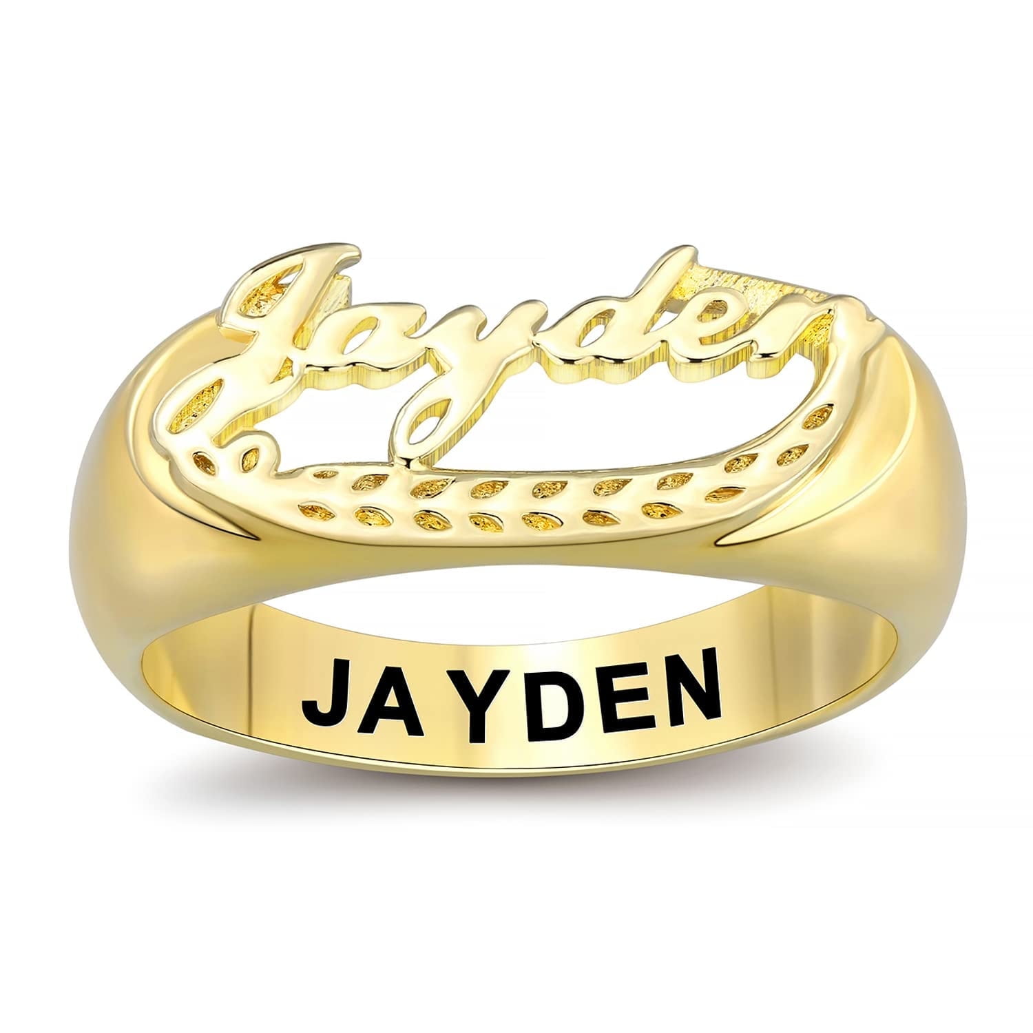 Customizable Name Rings Personalized Name Rings for Women Name Rings Rings Size 5-15 Women's Name Rings