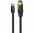 thumbnail image 6 of Balanced XLR Female To 3.5mm TRS Jack Stereo Audio Cable XLR to 1/8 Female Adapter for Professional Sound Equipment, 6 of 11