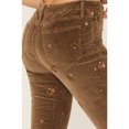 thumbnail image 4 of Driftwood Women's Farrah Embroidered Floral Corduroy Flare Jeans - DW-P41446A 27W x 34L, 4 of 4