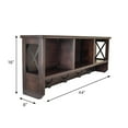 thumbnail image 7 of OS Home and Office Decorative Coat Rack and Storage Accent Rack in Espresso, 7 of 7