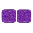 thumbnail image 7 of Disketp 2 Piece Purple Glitter Pattern Windshield Sunshades,Folding Windshield Sun Shade For Car Suv Trucks Sedan,Blocks Uv Rays Sun Visor Protector-Small, 7 of 7
