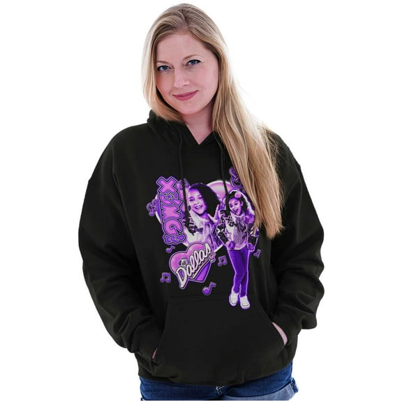 XOMG POP Music Fan Heart Dallas Women Plus Size Hoodie Brisco Brands 2X