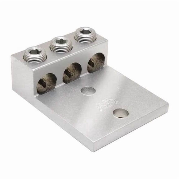 Burndy MechConn,Aluminum,5/16 in,Slotted K3A2U2