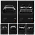 thumbnail image 2 of Pop-póster de fotografía de coche alemán Rs3, Estética de lujo R8 C8 Supercar GTR SUV, lienzo impreso, arte de pared, decoración de la habitación del conductor del hogar, 2 of 4