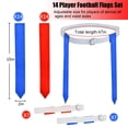 thumbnail image 2 of Set de fútbol americano con diseño de chicarry para 14 jugadores con banderas y conos, 2 of 7
