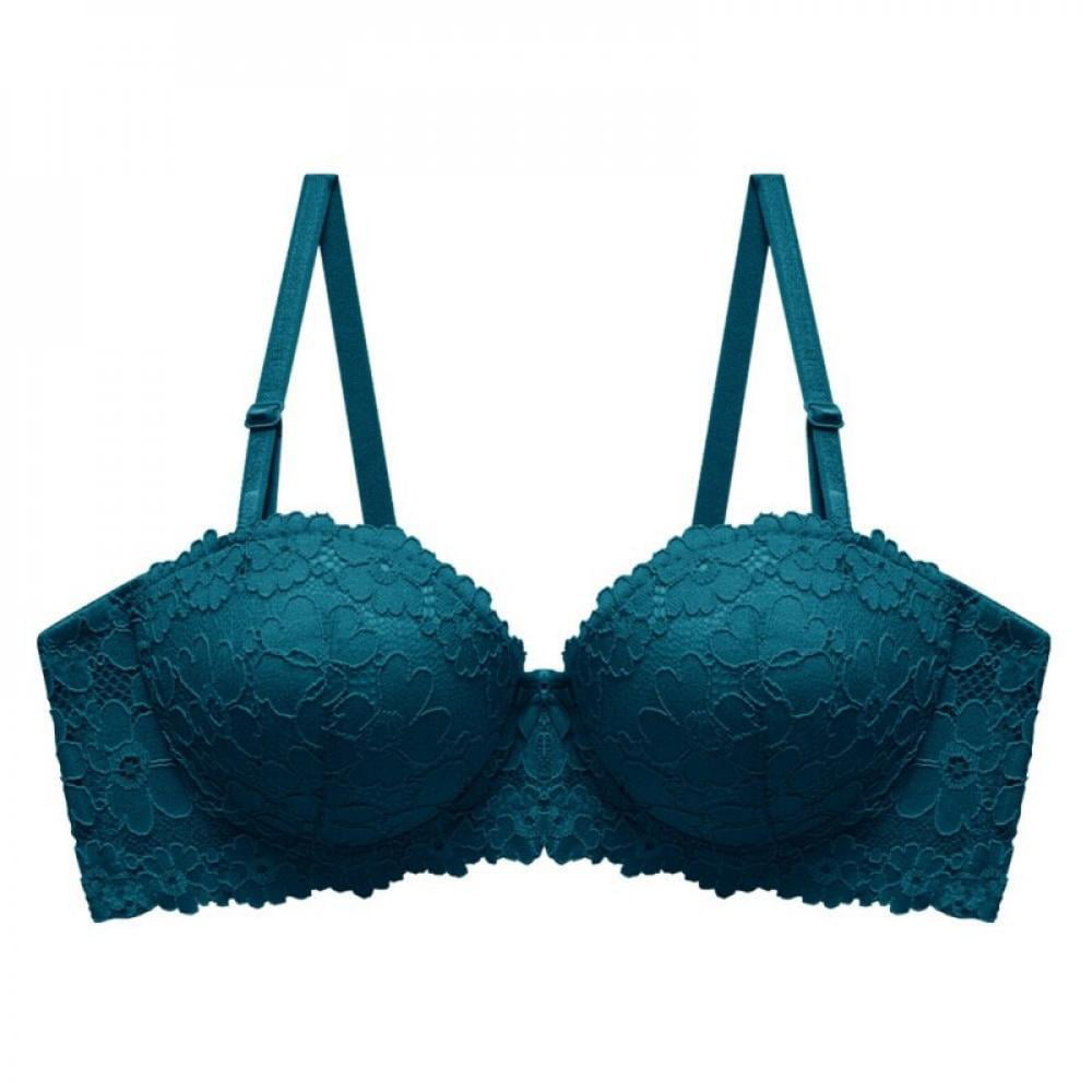 Fantadool French Lace Half Cup Bra Sexy Breathable Lace Embroidery ...