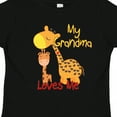 thumbnail image 4 of Inktastic My Grandma Loves Me Giraffe Boys or Girls Toddler T-Shirt, 4 of 5