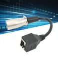 thumbnail image 4 of XLR Male To RJ45 Female Cable, XLR 3pin To RJ45 Female Adapter Cable Rubber Cover  For, 4 of 8