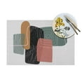 thumbnail image 4 of XMXT 1 Pcs Woven Placemats, Bohemian Geometric Print Stain Resistant Anti-Skid Placemat for Kitchen Table, 12 x 18 inches, 4 of 6