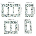 thumbnail image 2 of Yayeee Rocker Switch Wall Plate 3-Gang 6.5"x4.6" Home Decorative Outlet Cover, Darker Leafy Pattern, 2 of 6