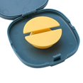 thumbnail image 3 of Petite Boîte d'Enrouleur de Stockage de Câble USB Portable à Fil Rotatif Rond Blanc, 3 of 6