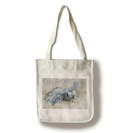 - Gulf Shores, Alabama - Hawksbill Turtle Hatching - Lantern Press Photography (100% Cotton Tote Bag - Reusable)