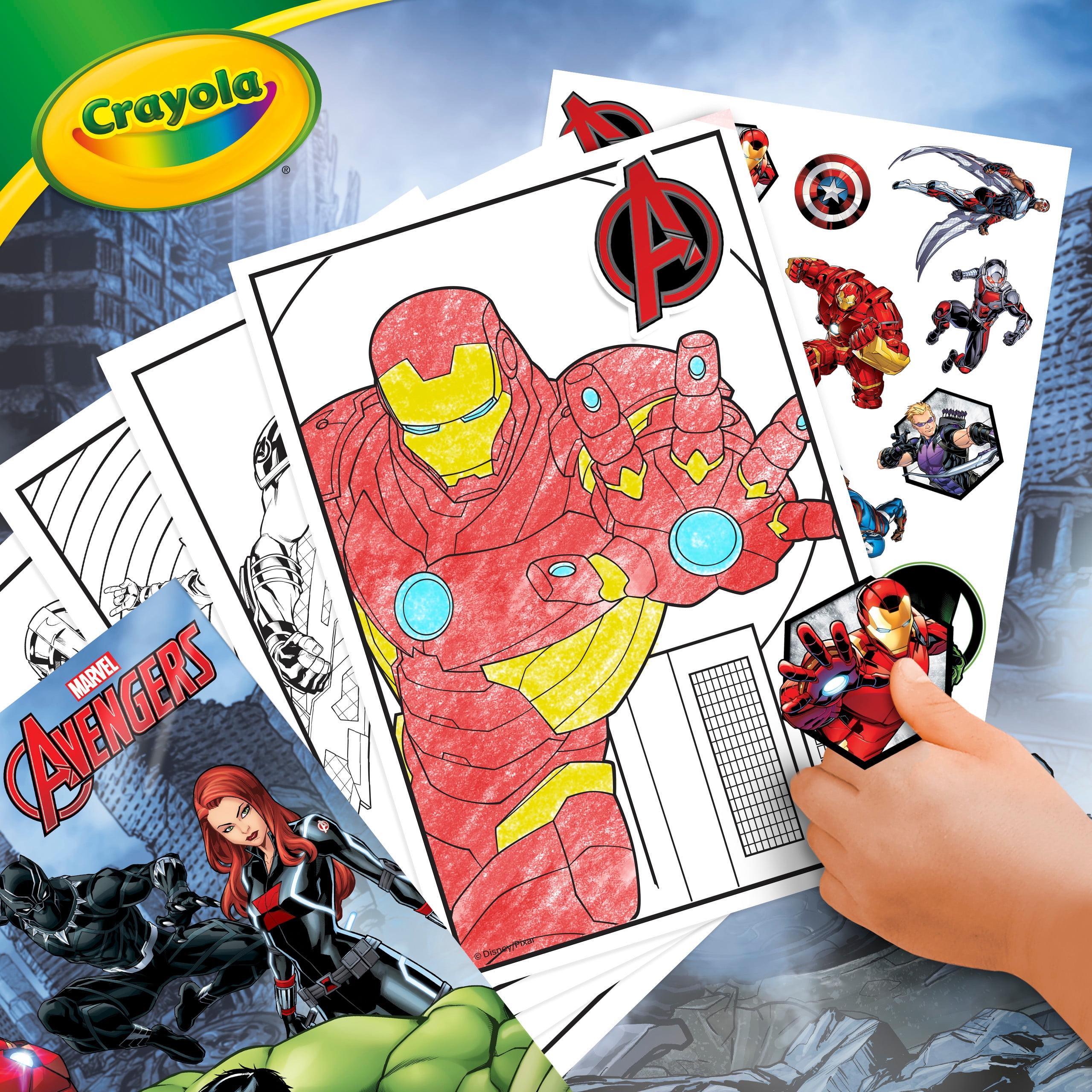 18 PC Marvel Avengers Coloring Books Set Kids Drawing Activity Washabl —  AllTopBargains