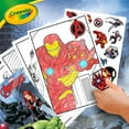 thumbnail image 6 of Crayola Avengers Coloring Book with Stickers, Gift for Kids, 96 Pages, Ages 3, 4, 5, 6, 6 of 8
