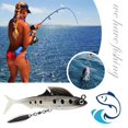 thumbnail image 4 of Señuelo suave 3D Eyes Jig Head cebo de pesca artificial con lentejuelas gris Hugtrwg Para estrenar, 4 of 5