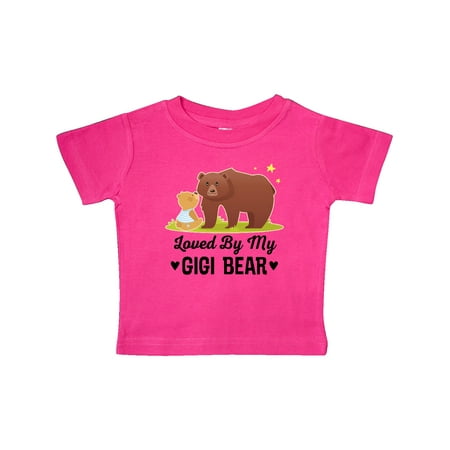 

Inktastic Gigi Bear Loves Me Grandson Gift Gift Baby Boy or Baby Girl T-Shirt
