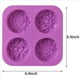 thumbnail image 4 of Moldes de Silicona para JabóN de Flores, Molde de JabóN Casero, Muffin, PudíN, Gelatina, y Tarta de Queso (3 Pieza), 4 of 5