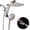 Nickel, variant on KESTE 12 Inch Shower Head with Handheld Combo, High Pressure Rainfall Showerhead with 9 Modes Handheld Shower, Magnetic Docking, Adjustable Dual Shower Heads for Bathroom, Silver Chrome