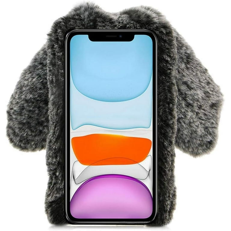 Bunny Ears Bunny Phone Case Iphone Xr Plush Rabbit Case For IPhone