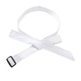 thumbnail image 1 of Cinturón de chaqueta de plumas, faja decorativa de repuesto, cinturón informal acolchado de algodón para cintura Blanco, 1 of 9