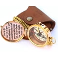 thumbnail image 4 of Trust in The Lord with All Your Heart -Proverbs 3: 5-6 Quote Engraved Compass with Wooden Box,Camping Compass, Gift Compass, Graduation Day Gifts-Religious Gifts 2023 Compass for Women Mens Boy Girls, 4 of 5