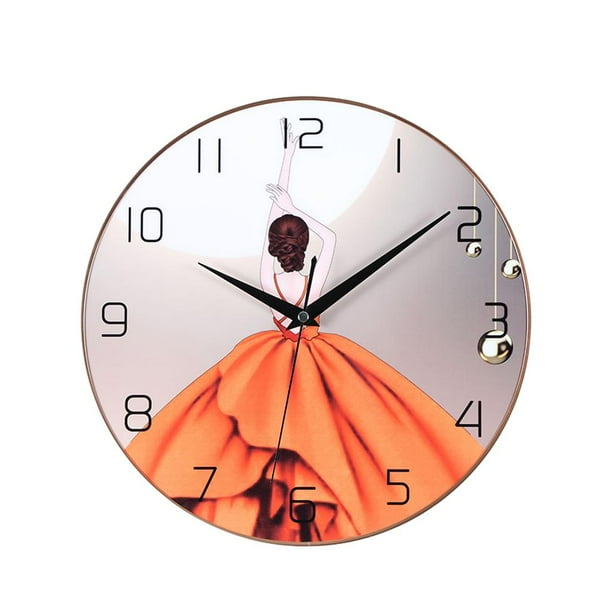 Reloj de pared moderno redondo grande pulgadas Pierda Zulema Reloj de pared del dormitorio