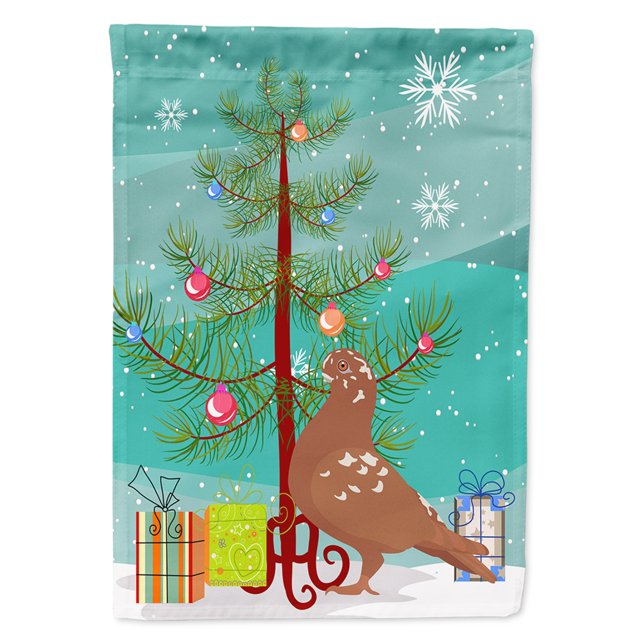 "Treasures BB9320GF African Owl Pigeon Christmas - Bandera decorativa para jardín, tamaño, multicolor" Caroline's Treasures BB9320GF