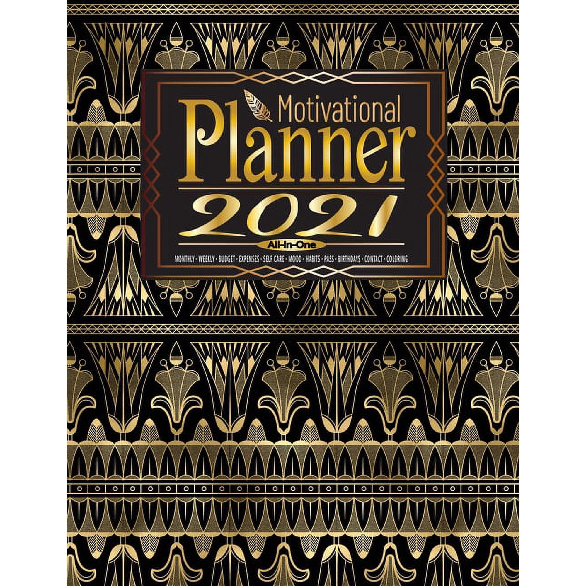 All-in-one: Motivational Planner 2021: At a Glance Multi Tracker - N°23