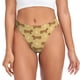 thumbnail image 1 of Balery Dachshund Dog Puppy Tangas de Algodón para Mujer con Estampado – Ropa Interior Sexy, Transpirable, G-string-Small, 1 of 6
