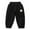 Black, variant on breaise Toddler Kids Winter Jogger Pants Cotton Fleece Lined Thick Sweatpants for Boys Girls Thermal Pants