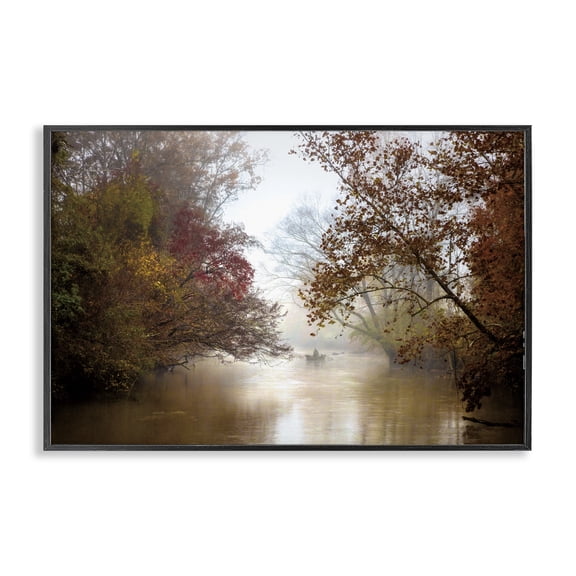 Stupell Industries In The Mist Of Autumn Black Framed Giclee Art design by Celebrate Life Gallery, 12 x 18