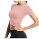 thumbnail image 1 of Blusas de manga corta holgadas para yoga, blusas informales transpirables con cuello redondo, 1 of 6