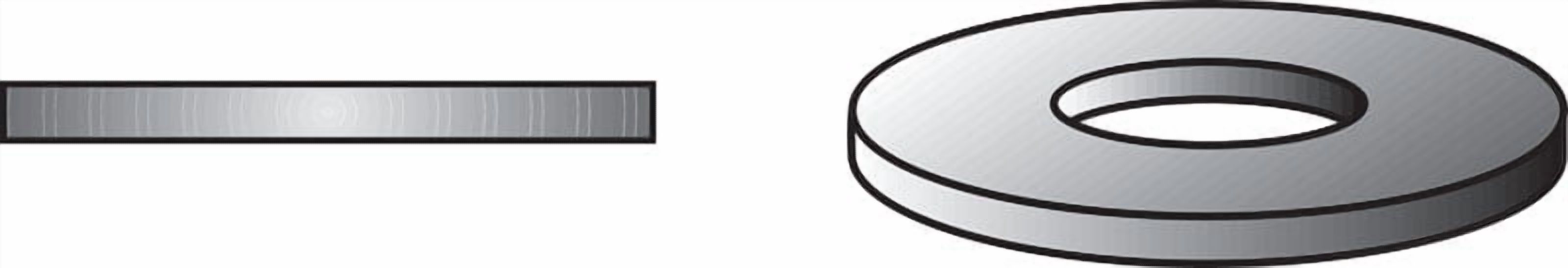 Hillman 270070 Uss Flat Washer, 5/8", Zinc Plated Steel