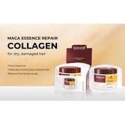 Karseell Collagen Hair Treatment Deep Repair Conditioning Argan Oil Collagen Hair Mask Essence for Dry Damaged Hair All Hair Types 25ml/ 0.34oz（24 packs)