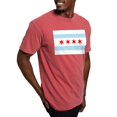 thumbnail image 4 of CafePress - Chicago Flag T Shirt - Mens Comfort Colors Shirt, 4 of 5