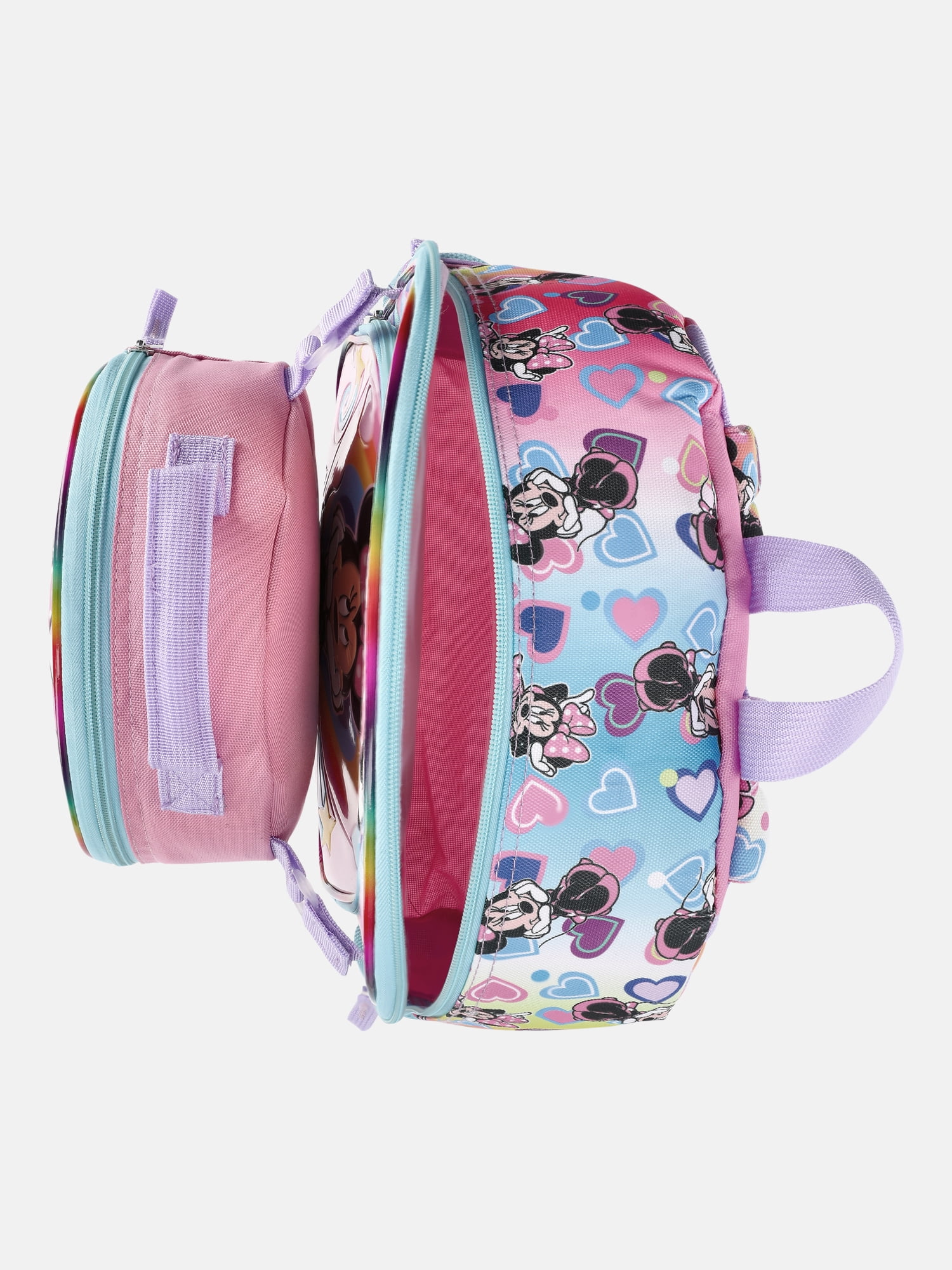 Disney Minnie Mouse 14" Toddler Backpack and Lunch Box Set, Pink