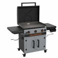 thumbnail image 1 of Blackstone Bronco 28" XL Outdoor Griddle, 3-Burner Flat Top Grill with Cabinet and Hood, 1 of 9