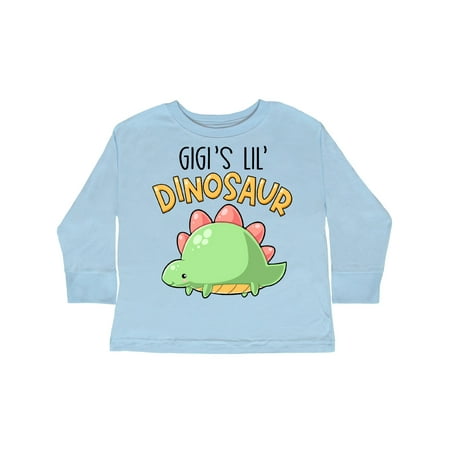

Inktastic Gigi s Lil Dinosaur with Cute Stegosaurus Gift Toddler Boy or Toddler Girl Long Sleeve T-Shirt