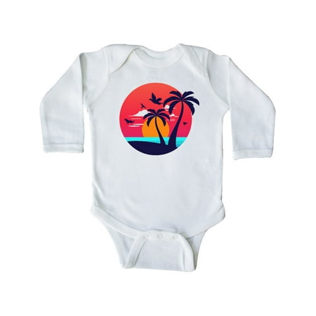 

Inktastic Beach Sunset Gift Baby Boy or Baby Girl Long Sleeve Bodysuit
