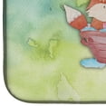 thumbnail image 4 of Foxes Bathing Watercolor Dish Drying Mat, 4 of 7