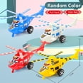thumbnail image 3 of Juego de 4 unidades de juguetes de helicóptero, muñecos de avión para niños Afortunado Sencillez, 3 of 5