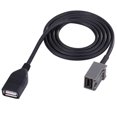 thumbnail image 2 of Car  Adapter, 60cm Car USB 2.0  In Adapter Cable Audio Extension Wire For 2009 Onward, 2 of 8