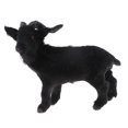 thumbnail image 2 of Simulation Goat Sheep Figurines Animal Plush Toy Christmas Decor Black 21cm, 2 of 9