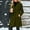 Army Green, variant on Women's Wool Blend Peacoat Double Breasted Notch Lapel Mid Length Coat with Pockets, Classic Long Sleeve Outerwear for Fall Winter Business Casual