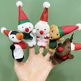 thumbnail image 3 of 10 piezas de títeres de dedo para niños pequeños, animales de peluche suaves navideños, juguetes de títeres de dedo para la hora del cuento, espectáculos, fiestas, 3 of 5