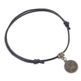 thumbnail image 2 of SmartBy 12 Constellations Round Charm Faux Leather Rope Anklet Foot Chain Ankle Bracelet, 2 of 7