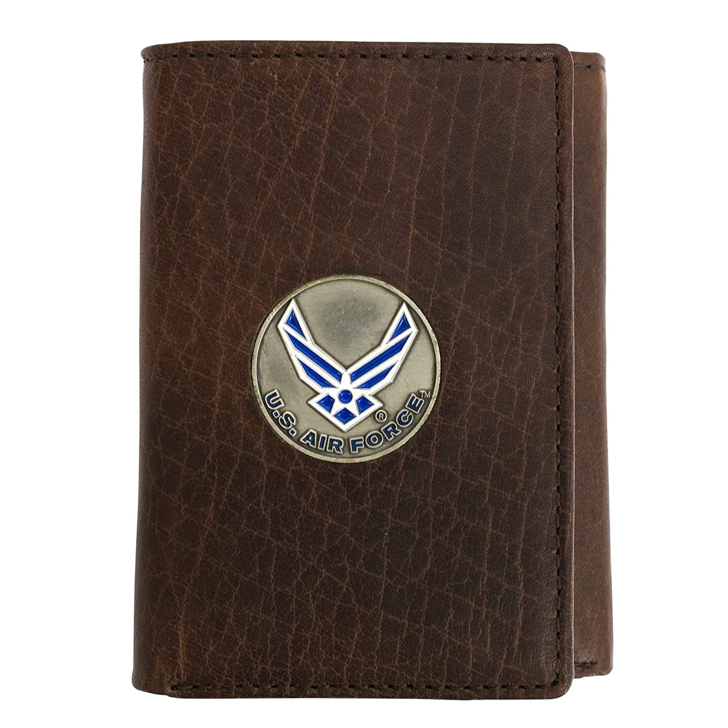 Vintage US Army Air Corps ID Card Holder Genuine Leather Folder Case 