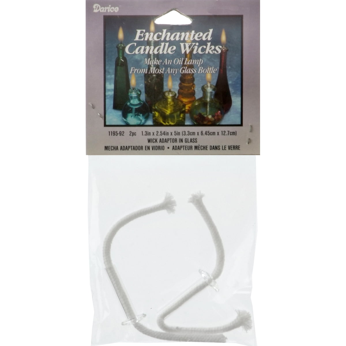 Glass Wick Holder Liquid Candle Adapter 13mm X 30mm